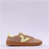 Victoria Smash Suede Gumsole Trainer - Beige Yellow